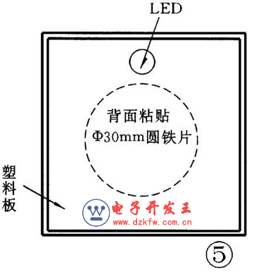 觸摸開關(guān)面板結(jié)構(gòu)圖