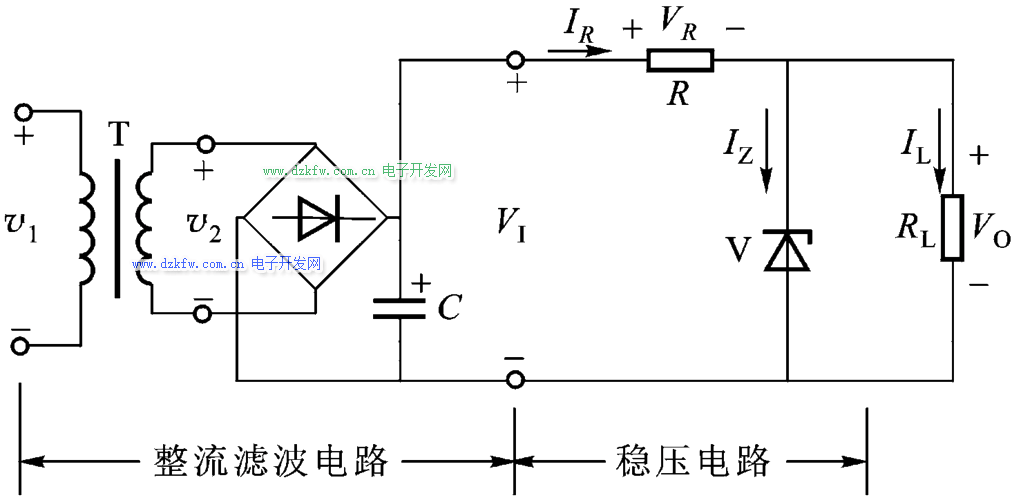 穩(wěn)壓二極管的應(yīng)用電路